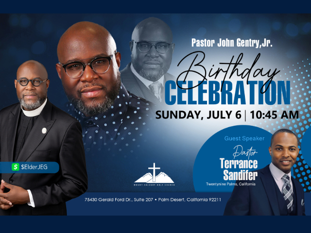 Pastor's Birthday Celebration